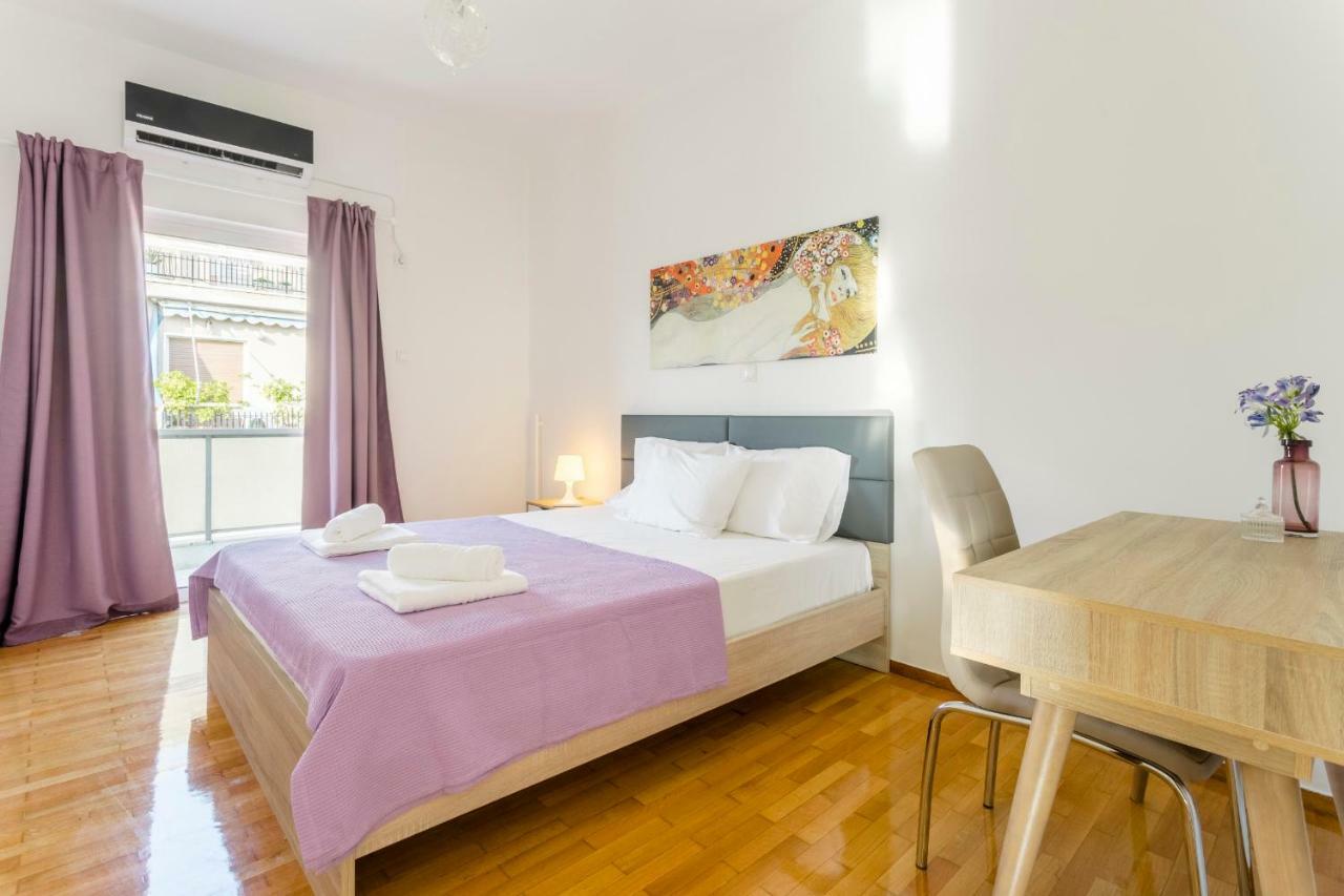 Bright 2 Bedrooms Apt. In The Heart Of Athens W Stunning Views To Acropolis Экстерьер фото